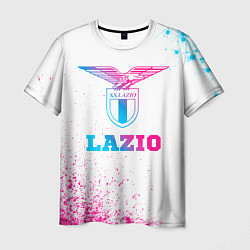 Футболка мужская Lazio neon gradient style, цвет: 3D-принт