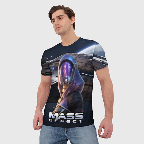 Мужская футболка Mass Effect ТалиЗора / 3D-принт – фото 3