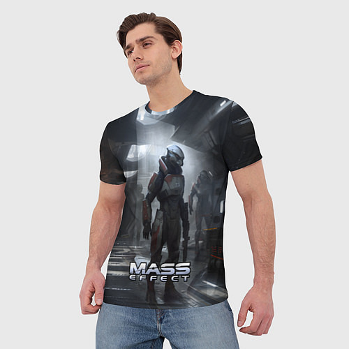 Мужская футболка Mass Effect game - пришелец / 3D-принт – фото 3