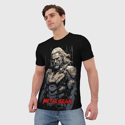 Мужская футболка Venom Snake Metal gear game / 3D-принт – фото 3