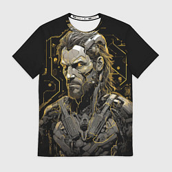 Футболка мужская Venom Snake cyber Metal gear game, цвет: 3D-принт