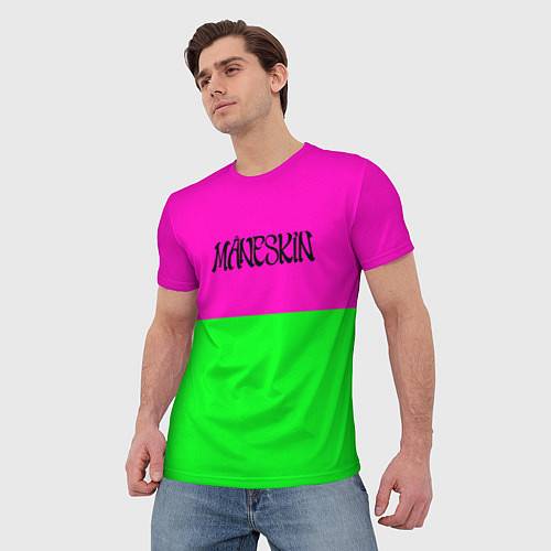 Мужская футболка Maneskin rock / 3D-принт – фото 3