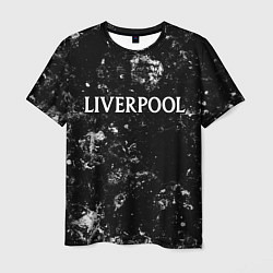 Футболка мужская Liverpool black ice, цвет: 3D-принт