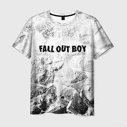 Футболка мужская Fall Out Boy white graphite, цвет: 3D-принт