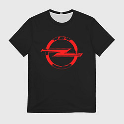 Футболка мужская Opel red logo, цвет: 3D-принт