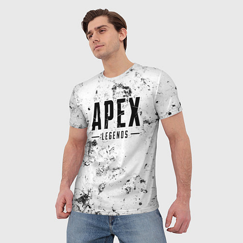 Мужская футболка Apex Legends dirty ice / 3D-принт – фото 3
