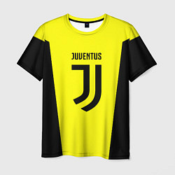 Футболка мужская Juventus sport geometry yellow, цвет: 3D-принт