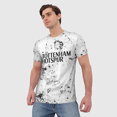 Мужская футболка Tottenham dirty ice / 3D-принт – фото 3