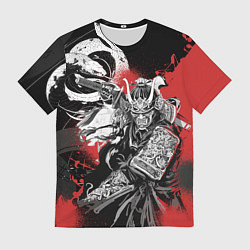Футболка мужская Самурай змей, цвет: 3D-принт