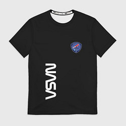 Футболка мужская Nasa space steel, цвет: 3D-принт
