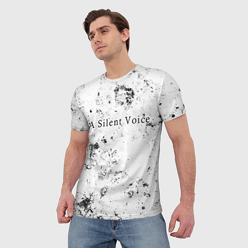 Мужская футболка A Silent Voice dirty ice / 3D-принт – фото 3