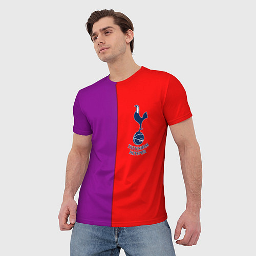 Мужская футболка Tottenham fc geometry / 3D-принт – фото 3