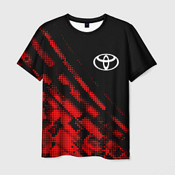 Футболка мужская Toyota sport grunge, цвет: 3D-принт