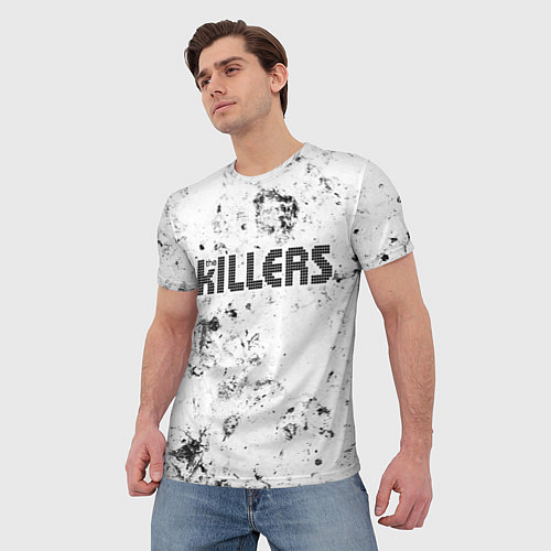 Мужская футболка The Killers dirty ice / 3D-принт – фото 3