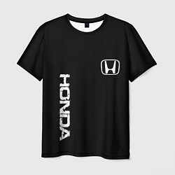 Футболка мужская Honda white logo auto, цвет: 3D-принт