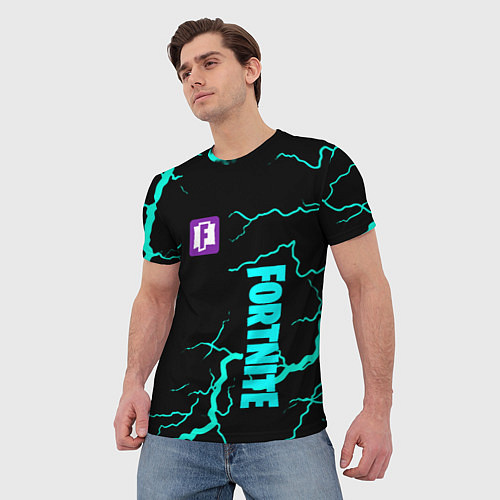 Мужская футболка Fortnite storm games / 3D-принт – фото 3