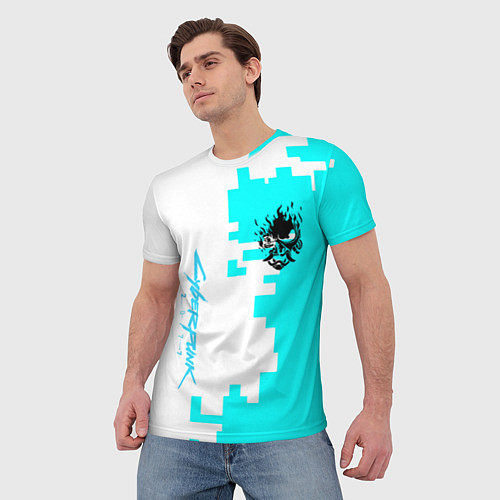 Мужская футболка Cyberpunk 2077 gamer / 3D-принт – фото 3
