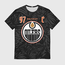 Футболка мужская Хоккейная фома Коннора Макдэвида номер 97, цвет: 3D-принт