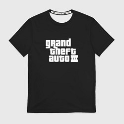 Футболка мужская GTA3 logo, цвет: 3D-принт