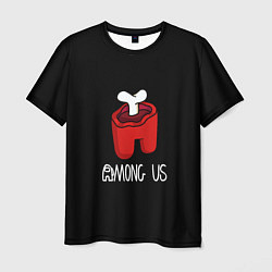 Футболка мужская Among us logo red, цвет: 3D-принт