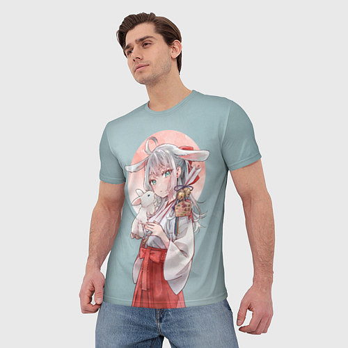 Мужская футболка Аля иногда кокетничает со мной по-русски - Алиса / 3D-принт – фото 3