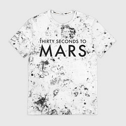 Футболка мужская Thirty Seconds to Mars dirty ice, цвет: 3D-принт