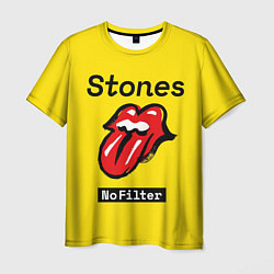 Футболка мужская Stones no filter, цвет: 3D-принт