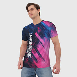 Футболка мужская The First Descendant - Texture, цвет: 3D-принт — фото 2