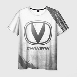 Футболка мужская Changan - white gradient, цвет: 3D-принт