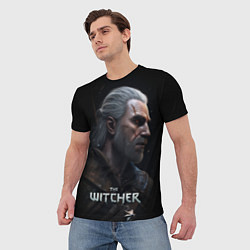 Футболка мужская The Witcher poster, цвет: 3D-принт — фото 2