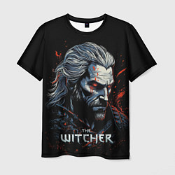 Футболка мужская The Witcher blood, цвет: 3D-принт