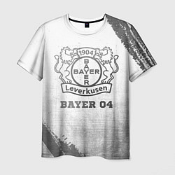 Футболка мужская Bayer 04 - white gradient, цвет: 3D-принт