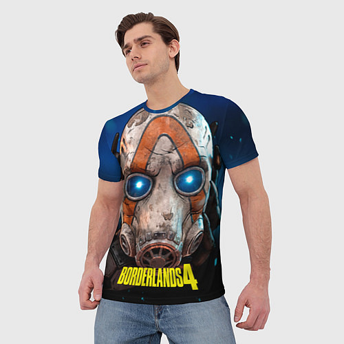 Мужская футболка Маска в руке Borderlands 4 / 3D-принт – фото 3