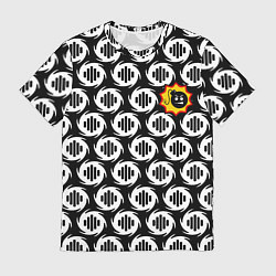 Футболка мужская Serious Sam logo pattern, цвет: 3D-принт