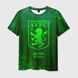 Футболка мужская Aston Villa - green gradient, цвет: 3D-принт