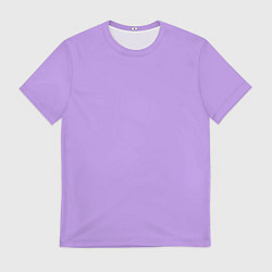 Футболка мужская Эмоция страха - сиреневый, цвет: 3D-принт