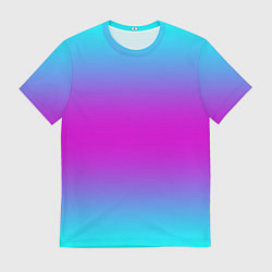 Футболка мужская Градиент неоновые цвета, цвет: 3D-принт
