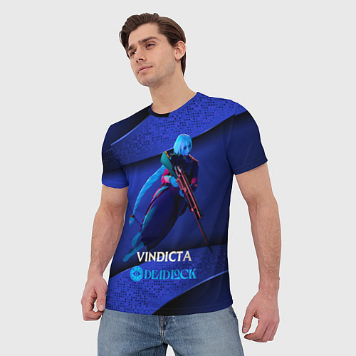 Мужская футболка Vindicta Deadlock / 3D-принт – фото 3