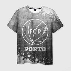 Футболка мужская Porto - grey gradient, цвет: 3D-принт