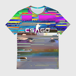 Футболка мужская CSGO текстура скин, цвет: 3D-принт
