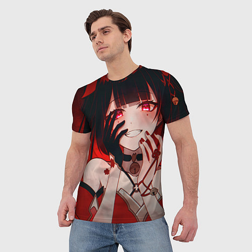 Мужская футболка Honkai Star Rail Sparkle beauty / 3D-принт – фото 3