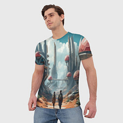 Футболка мужская Планета фантастика, цвет: 3D-принт — фото 2