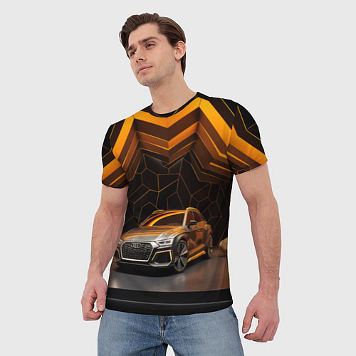 Мужская футболка Audi auto / 3D-принт – фото 3