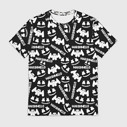 Футболка мужская Marshmello pattern music, цвет: 3D-принт