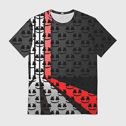Футболка мужская Marshmello pattern, цвет: 3D-принт