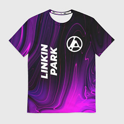 Футболка мужская Linkin Park 2024 violet plasma, цвет: 3D-принт