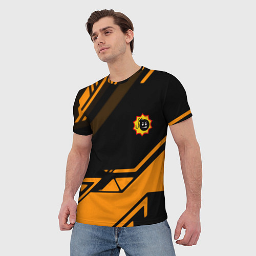 Мужская футболка Serious Sam geometry / 3D-принт – фото 3