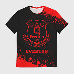 Футболка мужская Everton - red gradient, цвет: 3D-принт