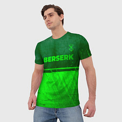 Футболка мужская Berserk - green gradient посередине, цвет: 3D-принт — фото 2