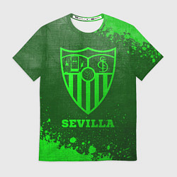 Футболка мужская Sevilla - green gradient, цвет: 3D-принт